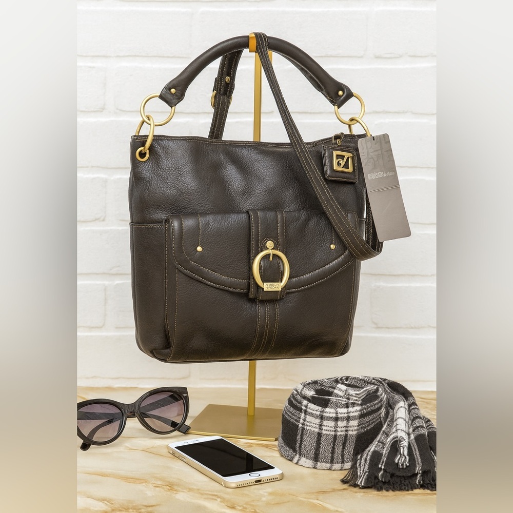 Stone Mountain Leather Shoulder Bag NWT